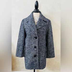 CALVIN KLEIN Women’s Blazer Jacket Coat Navy Blue Size 14 Like New